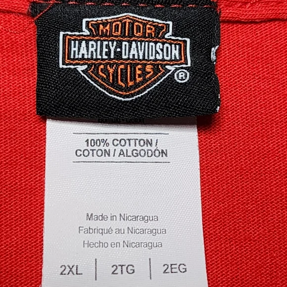 Harley Davidson Pocket T Shirt - Men's 2XL - Danville , VA - Picture 7 of 11